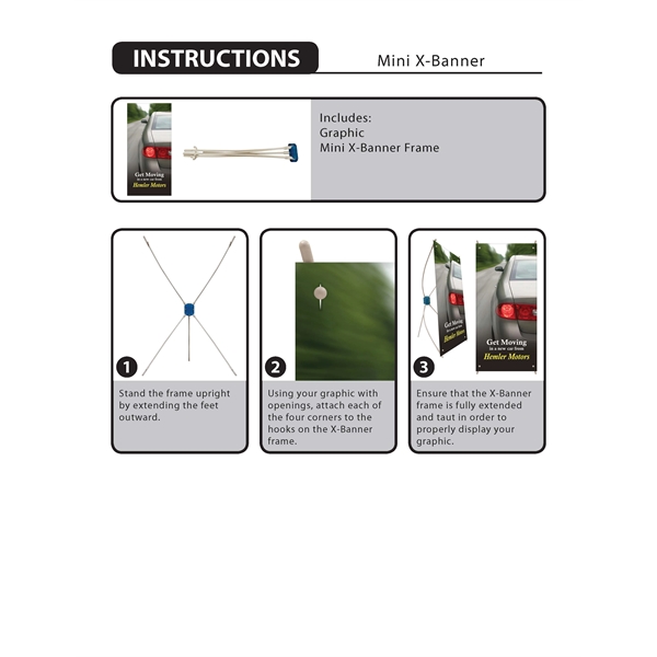 Package includes Trunk, two mini X-Banners, 6' Table Cover, Tower Stand,... from ASI 80228 Quinn
