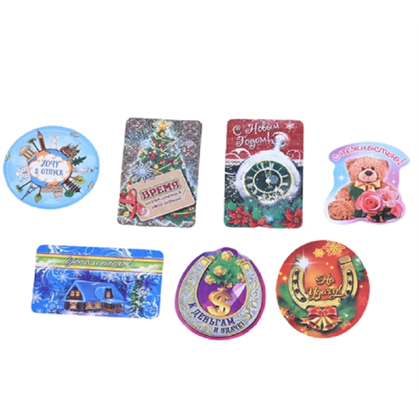 Customized aluminum photo magnet plus full color imprint... from ASI 37218 Athena Promo (tm)