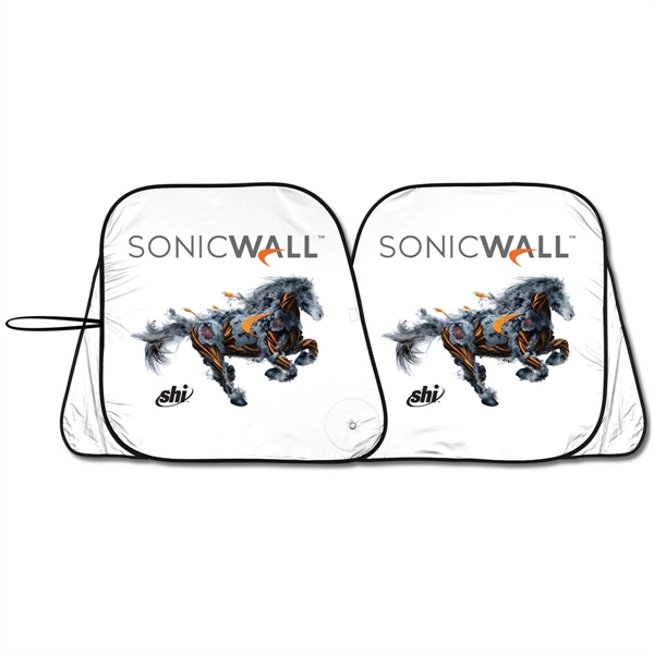Patented Fabric Dual Panel Sun shade with Pivot System... from ASI 37586 Auto-Sun-shade/Intertek
