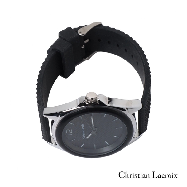 The Christian Lacroix® Rhombe Rubber Watch provides a sporty, classy look.... from ASI 84592 St Regis Group