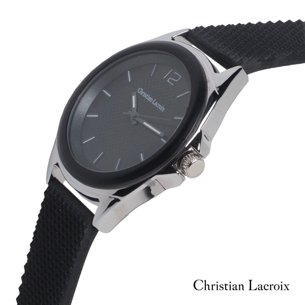 The Christian Lacroix® Rhombe Rubber Watch provides a sporty, classy look.... from ASI 84592 St Regis Group