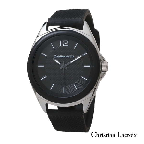 The Christian Lacroix® Rhombe Rubber Watch provides a sporty, classy look.... from ASI 84592 St Regis Group