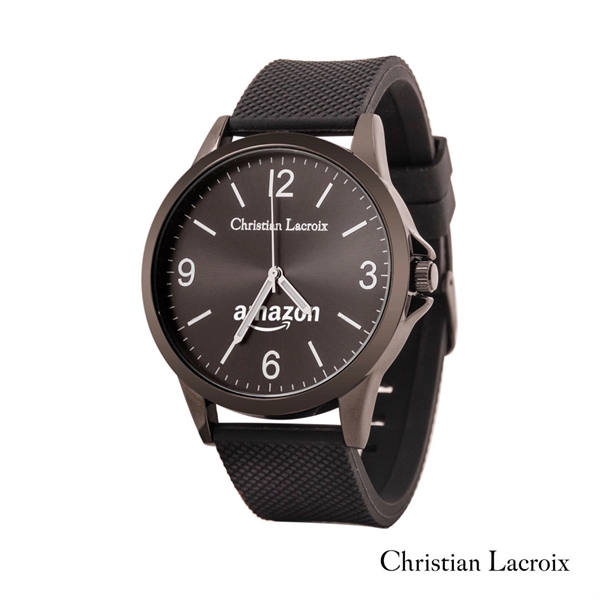 The Christian Lacroix® Lorem Watch in black or rose gold ... from ASI 84592 St Regis Group