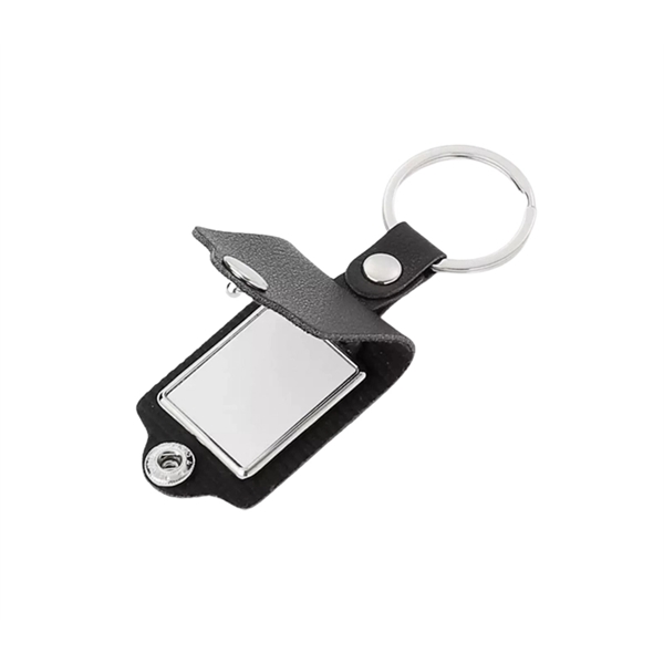 Metal keychain with heat transfer imprint and standard delivery to 1... from ASI 37218 Athena Promo (tm)