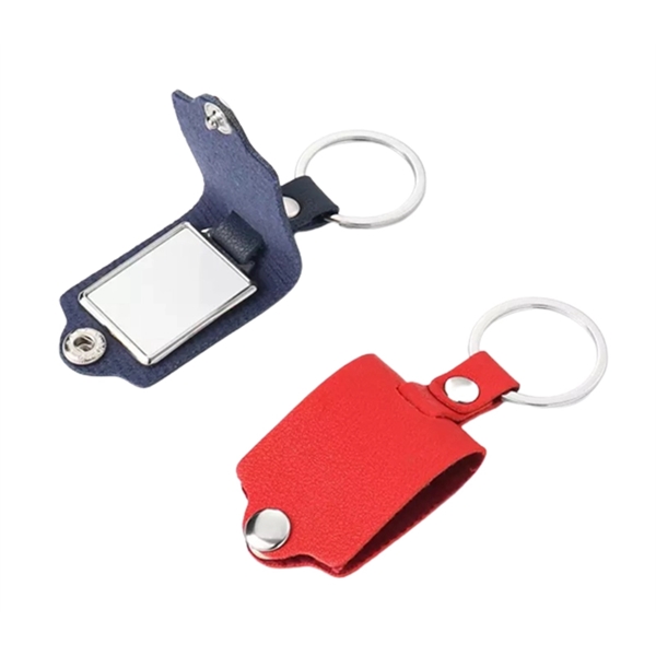 Metal keychain with heat transfer imprint and standard delivery to 1... from ASI 37218 Athena Promo (tm)