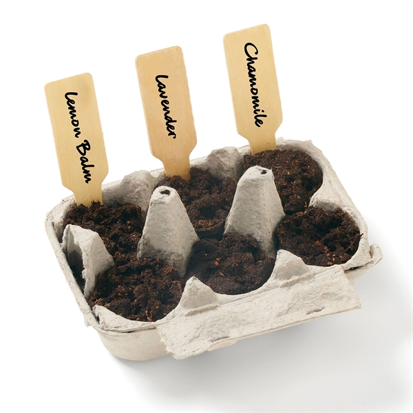 Zen egg grate garden kit with seeds, soil and wooden plant... from ASI 63549 Jornik Manufacturing Corp