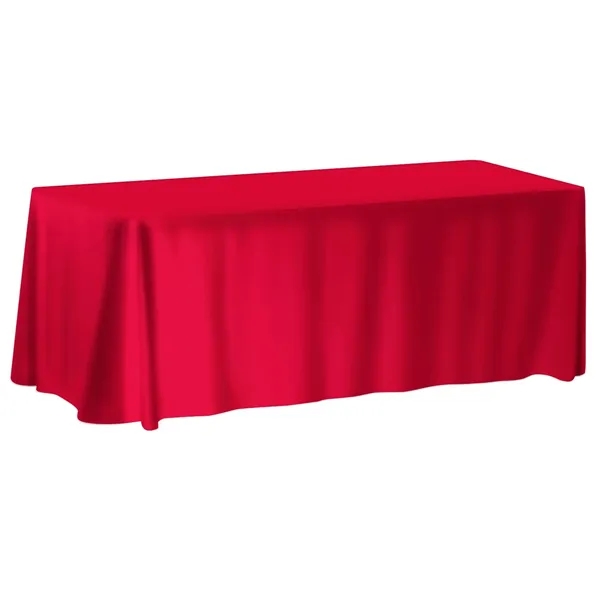 Customizable 6' table cover that's both wrinkle-resistant and flame-retardant; available as... from ASI 90807 Tekweld