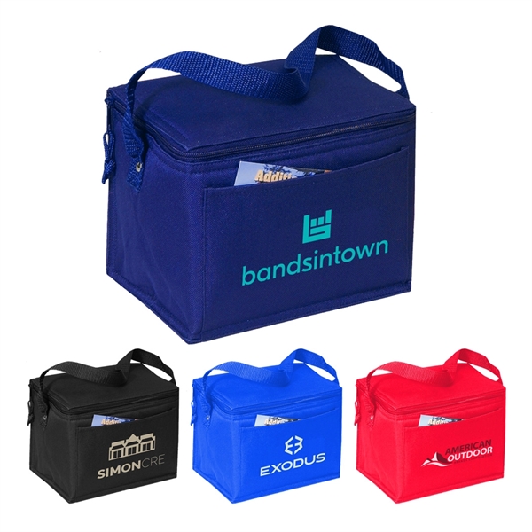 Ttuch 6 Pack Polyester Cooler Lunch Bag... from ASI 31517 Admart Products / Admart Line