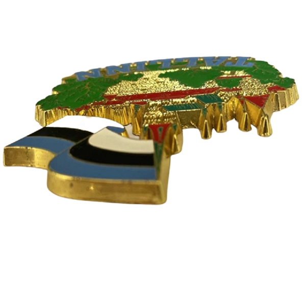 Customized zinc alloy fridge magnets with custom imprint... from ASI 37218 Athena Promo (tm)