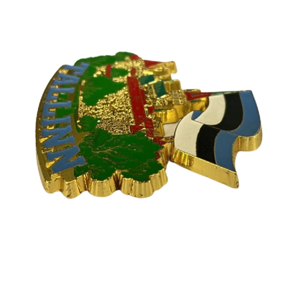 Customized zinc alloy fridge magnets with custom imprint... from ASI 37218 Athena Promo (tm)