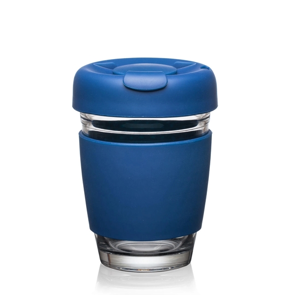 Retiro Borosilicate Glass Tumbler w/Silicone Lid - 8oz... from ASI 84592 St Regis Group