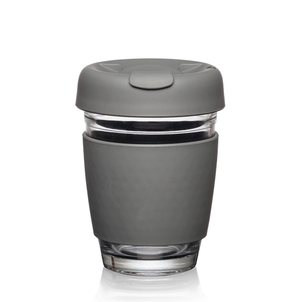 Retiro Borosilicate Glass Tumbler w/Silicone Lid - 8oz... from ASI 84592 St Regis Group