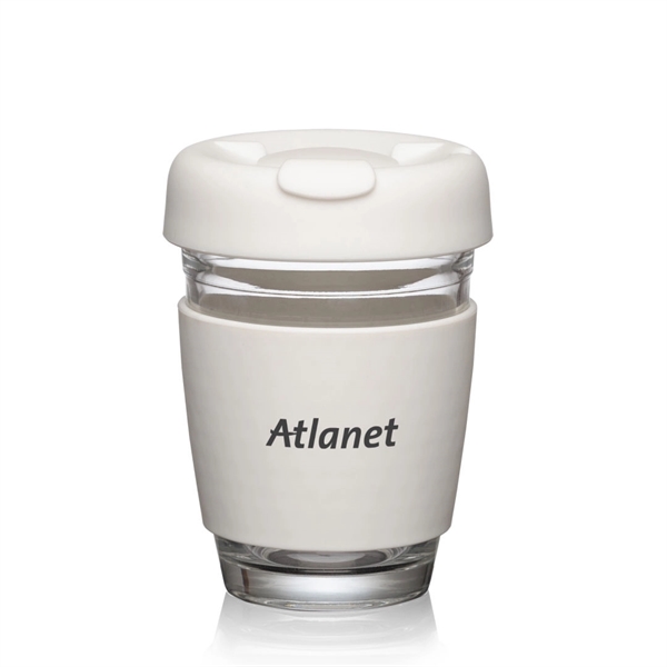 Retiro Borosilicate Glass Tumbler w/Silicone Lid - 8oz... from ASI 84592 St Regis Group