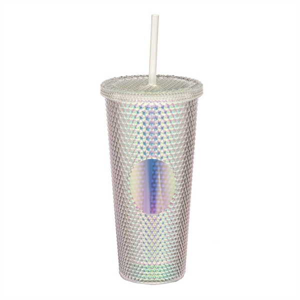 Sip in Style with our Crenshaw Textured 21oz Tumbler w/Straw.... from ASI 84592 St Regis Group