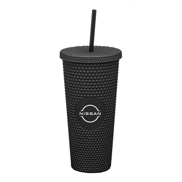 Sip in Style with our Crenshaw Textured 21oz Tumbler w/Straw.... from ASI 84592 St Regis Group