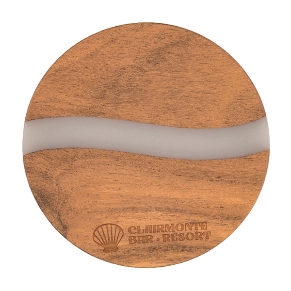 Natural materials are popular nowadays and our acacia & slate round... from ASI 62088 IDProductsource