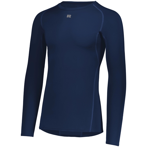 Men's Coolcore® Long Sleeve Compression Tee with 4-way stretch properties.... from ASI 37461 Augusta Sportswear