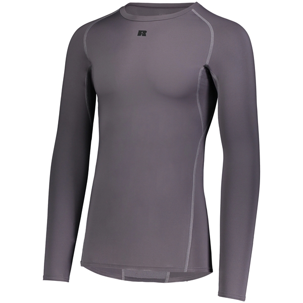 Men's Coolcore® Long Sleeve Compression Tee with 4-way stretch properties.... from ASI 37461 Augusta Sportswear