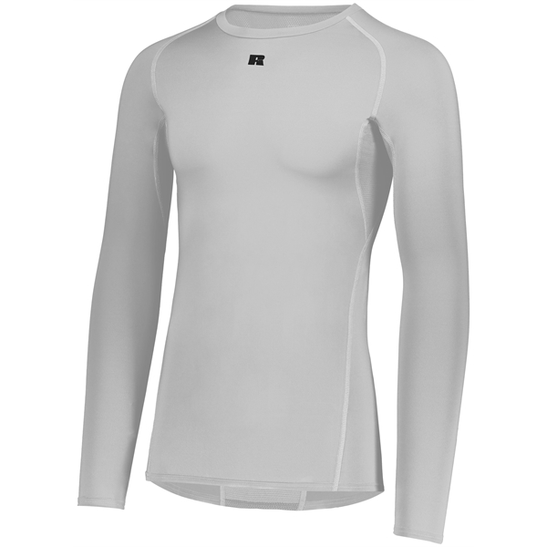 Men's Coolcore® Long Sleeve Compression Tee with 4-way stretch properties.... from ASI 37461 Augusta Sportswear