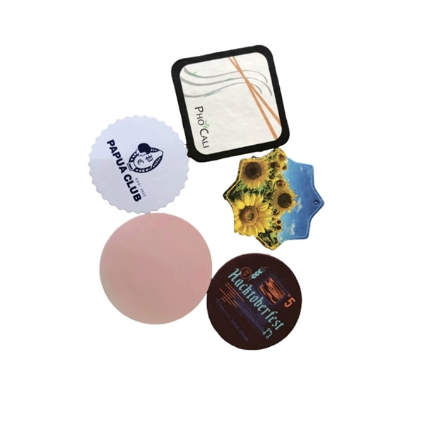 Absorbent paper coaster plus free FCP imprint on 1 location and... from ASI 37218 Athena Promo (tm)