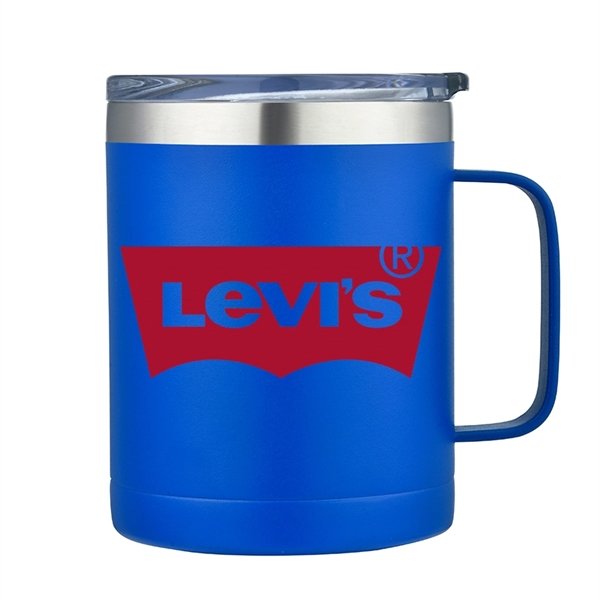 14 oz camper mug with powdered finish that will keep your... from ASI 68190 Lungsal / Lungsal