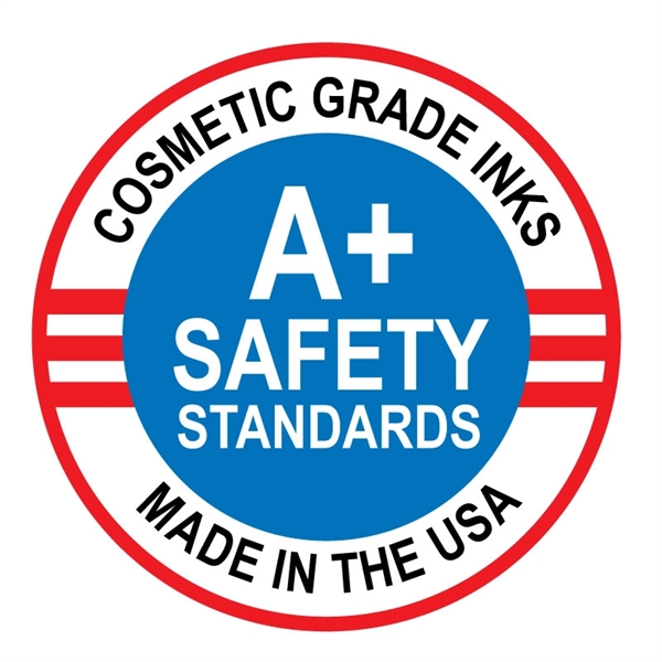 American Flag shaped temporary tattoo, designed to last on the skin... from ASI 43530 California Tattoos