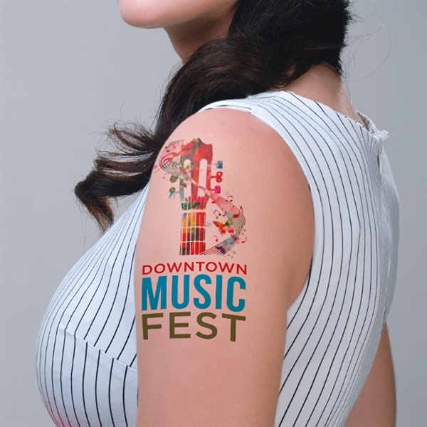 Supersize it! Large temp tattoo, ready for a bold design. Lasts... from ASI 43530 California Tattoos