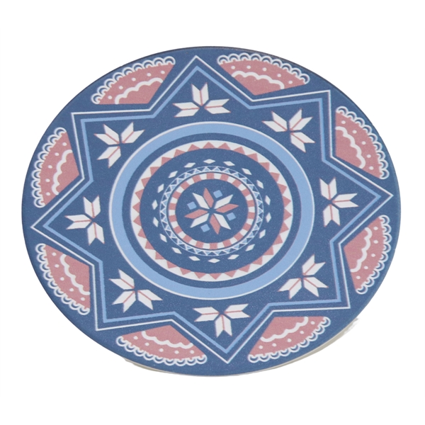 Ceramic coaster with cork bottom plus full color UV print on... from ASI 37218 Athena Promo (tm)