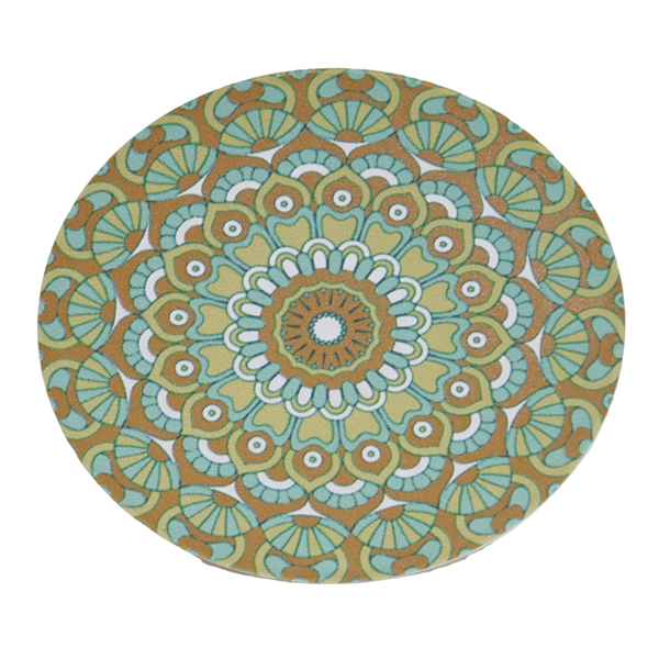 Ceramic coaster with cork bottom plus full color UV print on... from ASI 37218 Athena Promo (tm)