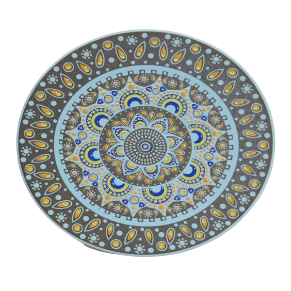 Ceramic coaster with cork bottom plus full color UV print on... from ASI 37218 Athena Promo (tm)