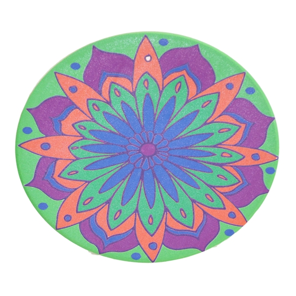 Ceramic coaster with cork bottom plus full color UV print on... from ASI 37218 Athena Promo (tm)