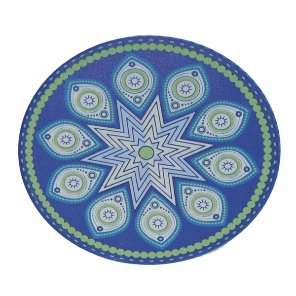 Ceramic coaster with cork bottom plus full color UV print on... from ASI 37218 Athena Promo (tm)