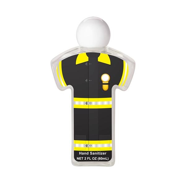 Plastic bottle filled antibacterial hand sanitizer gel with screw-on cap and... from ASI 79530 Prime Line