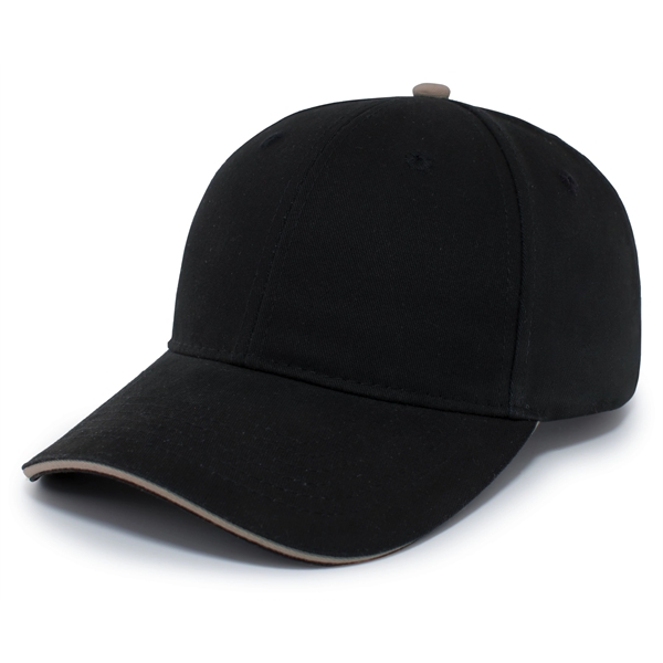Brushed Twill Cap with Sandwich Bill.... from ASI 37461 Augusta Sportswear / Pacific Headwear