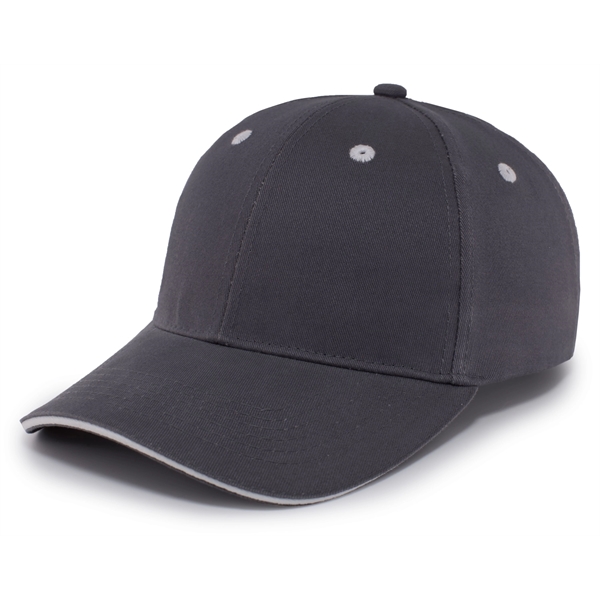 Brushed Twill Cap with Sandwich Bill.... from ASI 37461 Augusta Sportswear / Pacific Headwear
