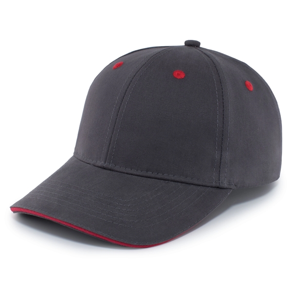 Brushed Twill Cap with Sandwich Bill.... from ASI 37461 Augusta Sportswear / Pacific Headwear