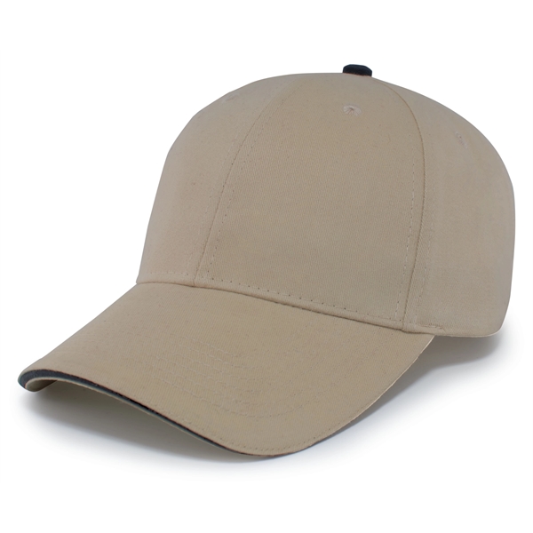 Brushed Twill Cap with Sandwich Bill.... from ASI 37461 Augusta Sportswear / Pacific Headwear