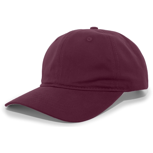 The Brushed Cotton Twill Hook-And-Loop Adjustable Cap delivers an easygoing fit... from ASI 37461 Augusta Sportswear / Pacific Headwear