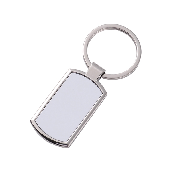 Metal keychain in gift box plus with heat transfer imprint and... from ASI 37218 Athena Promo (tm)