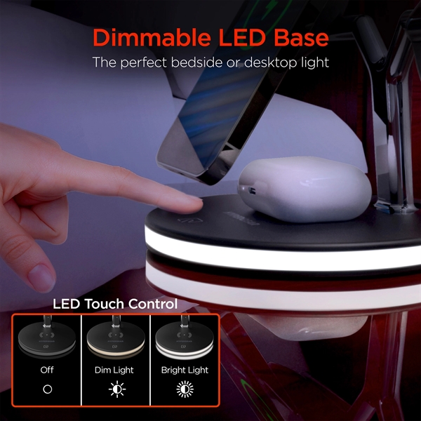 HyperGear MaxCharge 3-in-1 MagSafe Wireless Charging Stand for iPhone 12 &... from ASI 61005 Hirsch Gift Inc