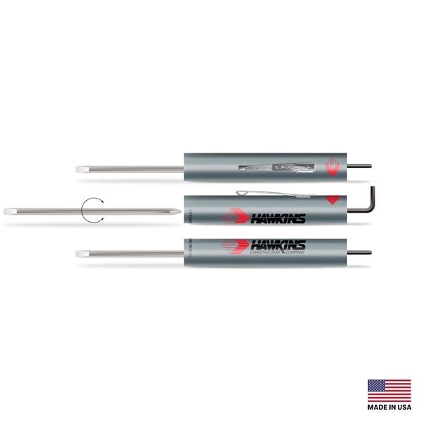 Reversible Pocket Screwdriver with #0 Slotted and Phillips heads.... from ASI 34040 Alexander Mfg Co