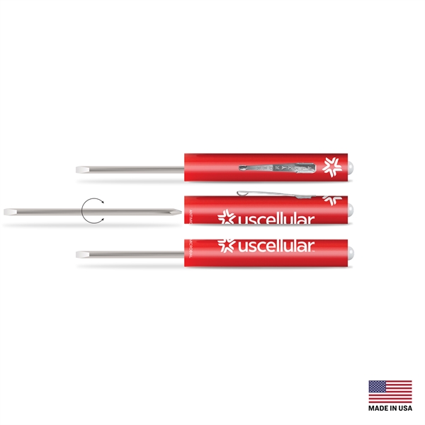 Reversible Pocket Screwdriver with #0 Slotted and Phillips heads.... from ASI 34040 Alexander Mfg Co
