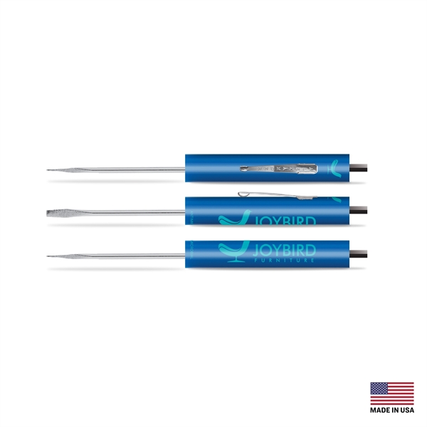 Fixed Blade Pocket Screwdriver with 27 Tool Options. Great for all... from ASI 34040 Alexander Mfg Co