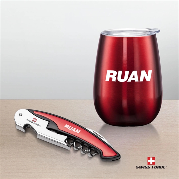 Swiss Force® Rosette Wine Gift Set... from ASI 84592 St Regis Group