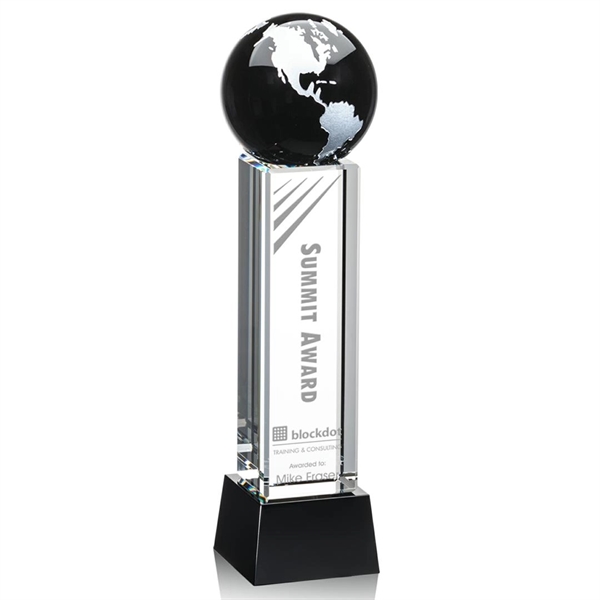 The Luz Globe award features a Black Optical Crystal globe perched... from ASI 84592 St Regis Group / St Regis
