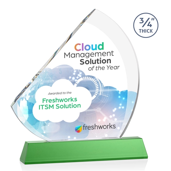 Nantucket VividPrint™ Award on Newhaven - Green... from ASI 84592 St Regis Group / St Regis