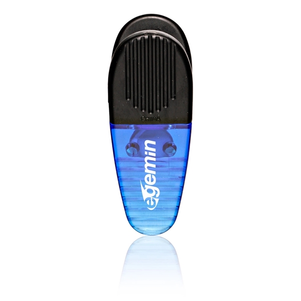 Customizable plastic magnetic memo clip holder with heavy-duty, spring-loaded hinge.... from ASI 39552 BEL Promo