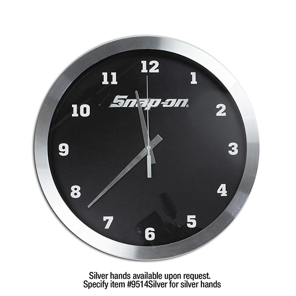 14" aluminum analog wall clock with shatter resistant acrylic lens.... from ASI 62660 Innovation Line
