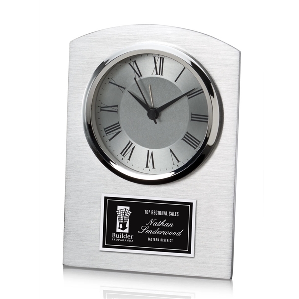 Carreno Clock - Aluminum 6 1/4"... from ASI 84592 St Regis Group