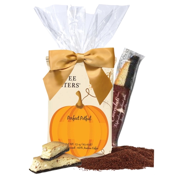 Pumpkin Coffee & Cookie Fall Mug Drop Promo... from ASI 89971 Stuff A Mug